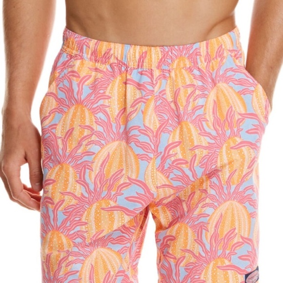 Vineyard Vines Men’s Medium Bathing Suit Sea Urchin Chappy Trunks - Picture 1 of 7